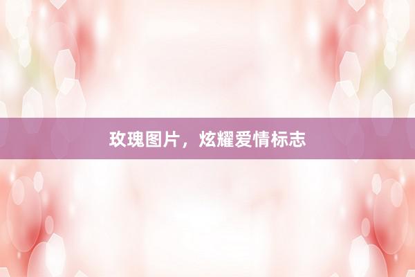 玫瑰图片,炫耀爱情标志